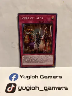 YUGIOH COURT OF CARDS KICO-EN008 1st EDITION SUPER LIGHT PLAYED - Image 1