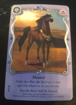 Bella Sara Shamal 48/55 Best of Bella Sara German Card Single Common - Image 1