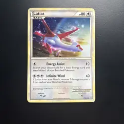 Pokemon 2010 TCG Latias Holo Rare Card HGSS10 - Image 1