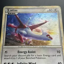 Pokemon 2010 TCG Latias Holo Rare Card HGSS10 - Image 2