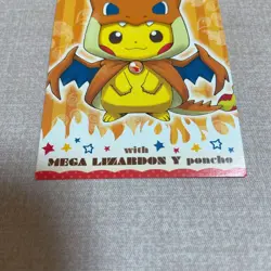 Set 4 Pikachu Poncho Wearing Pokemon Card Vintage Nintendo Bandai Japanese 2015 - Image 5
