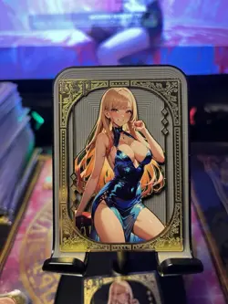 Goddess Story Metal Card Serialized Anime Waifu Random # Marin Kitagawa - Image 1