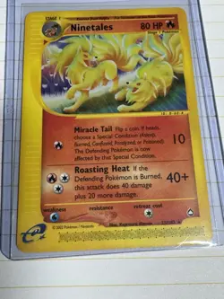 Pokemon Ninetales Aquapolis Rare Non-Holo Card 25/147 Near Mint Condition - Image 5
