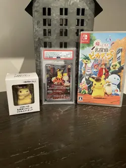 Detective Pikachu SV-P 098 PSA10 Japanese Promotional Card with game - Image 1