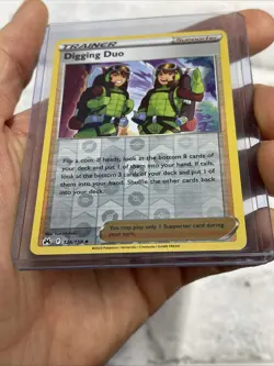 Digging Duo Crown Zenith #126/159 Uncommon Reverse Holo Pokemon NM Nintendo Card - Image 2