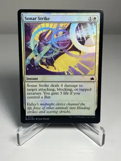 MTG Sonar Strike Bloomburrow Foil Common Magic The Gathering Card - Image 1