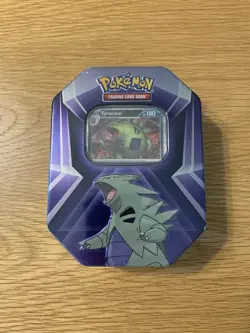 Pokemon TCG: trading Card Game Brand New Factory Sealed Tyranitar Tin - Image 1