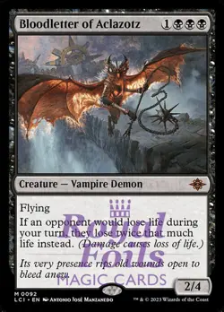 Bloodletter of Aclazotz 1x FOIL MTG LCI Mythic MINT black - Image 1