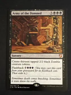 1x Army of the Damned (113) Commander 2018 LP MTG Magic the Gathering x1 MKE - Image 1