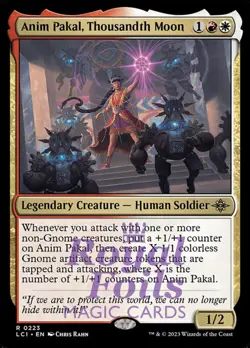 Anim Pakal, Thousandth Moon 1x FOIL Lost Caverns of Ixalan MTG LCI Rare MINT - Image 1