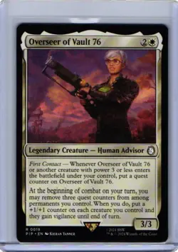 Overseer of Vault 76 #19 | Near Mint | Fallout Magic MTG - Image 1