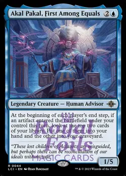 Akal Pakal, First Among Equals 2x FOIL Lost Caverns of Ixalan MTG LCI Rare MINT - Image 1