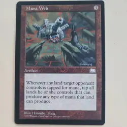 MTG Magic the Gathering Card Mana Web LP - Image 1
