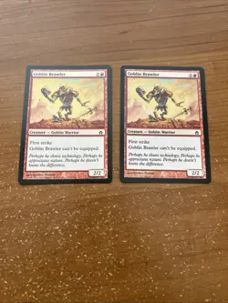 MTG Magic the Gathering Goblin Brawler (66/165) Fifth Dawn Cards (2 total) - Image 1