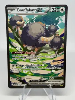POKEMON TCG S&V White Flare BOUFFALANT EX SIR Special Illustration Card 170/086 - Image 1