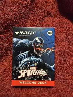 SDCC 2025 Magic The Gathering MTG Spider-Man Welcome Deck Venom Unopened - Image 1