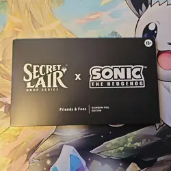 MTG: Secret Lair x Sonic: Friends & Foes Rainbow Foil Edition •Brand New Sealed• - Image 1