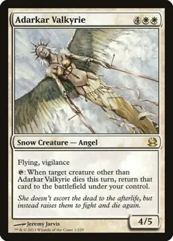 Adarkar Valkyrie Modern Masters MP MTG - Image 1