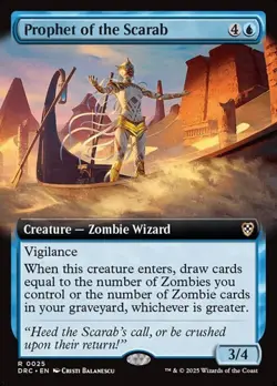 Prophet of the Scarab - Extended Art DRC MP MTG - Image 1