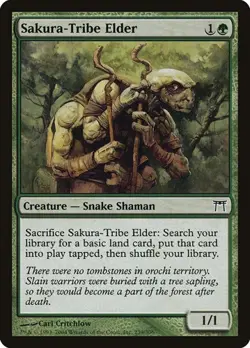 Sakura-Tribe Elder Champions of Kamigawa MP MTG - Image 1