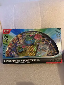 Pokemon TCG Venusaur And Blastoise Ex Premium Collection Box GameStop Exclusive - Image 1
