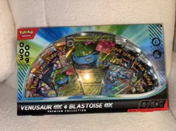 Pokemon TCG Venusaur And Blastoise Ex Premium Collection Box GameStop Exclusive - Image 2