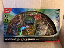 Pokemon TCG Venusaur And Blastoise Ex Premium Collection Box GameStop Exclusive - Image 3