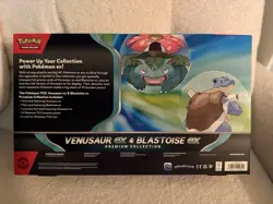 Pokemon TCG Venusaur And Blastoise Ex Premium Collection Box GameStop Exclusive - Image 4