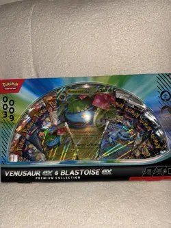 Pokemon TCG Venusaur And Blastoise Ex Premium Collection Box GameStop Exclusive - Image 5