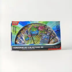 Pokemon TCG Venusaur And Blastoise Ex Premium Collection Box GameStop Exclusive - Image 1