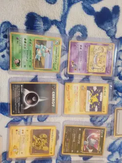 11 Cards - 9 Rare 2 HOLO Japanese WoTC Pokemon Card Vintage Collection Lot - Image 3