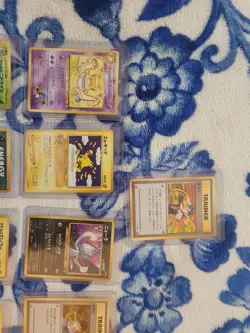 11 Cards - 9 Rare 2 HOLO Japanese WoTC Pokemon Card Vintage Collection Lot - Image 5