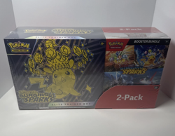 Pokemon Surging Sparks Elite Trainer Box + Booster Bundle 2-pack - Image 1