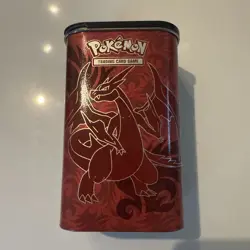 2014 Pokemon TCG XY Elite Trainer Deck Shield Empty Tin w/ Mega Charizard - Image 2
