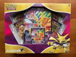 Pokemon Alakazam V Box - 4 Packs Factory Sealed 820650807480 - Image 1