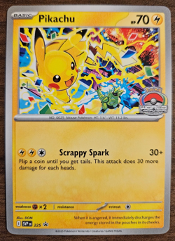 Pokemon Pikachu Promo 2025 World Championships SVP EN 225 Pokemon Worlds 🔥🔥🔥 - Image 1