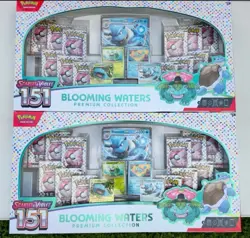 Lot of 2 Pokemon TCG Scarlet & Violet 151 Blooming Waters Premium Collection Box - Image 1