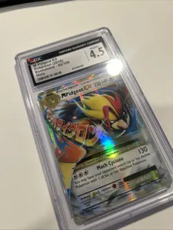 2016 Pokemon M Pidgeot EX 65/108 Evolutions Holo Graded CGC 4.5 - Image 2