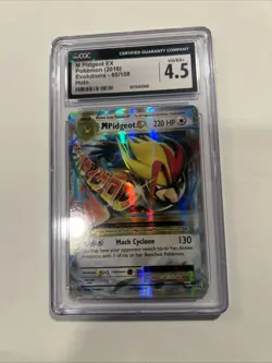 2016 Pokemon M Pidgeot EX 65/108 Evolutions Holo Graded CGC 4.5 - Image 5