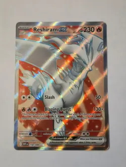 Pokemon Reshiram ex 158/086 Sv White Flare Ultra Rare Holo NM Pack Fresh - Image 1