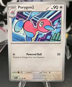 Porygon 2 143/182 SV04: Paradox Rift Regular - Pokemon - Free Shipping - NM - Image 1