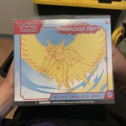 Pokemon Paradox Rift Elite Trainer Box ETB Roaring Moon Art - Factory Sealed 820650854163 - Image 1