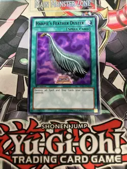 Harpie’s Feather Duster Rare 1st Edition BP01-EN035 Yugioh VLP - Image 1