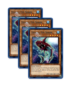 Yugioh! Double Fin Shark LED9-EN049 (R) 1st Ed 3x - Image 1