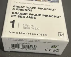 New Sealed Pokemon Center Great Wave Pikachu & Friends Playmat & Card Sleeves - Image 5