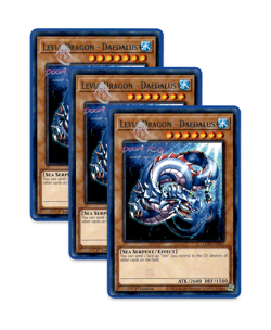 Yugioh! Levia-Dragon - Daedalus LED9-EN047 (R) 1st Ed 3x - Image 1