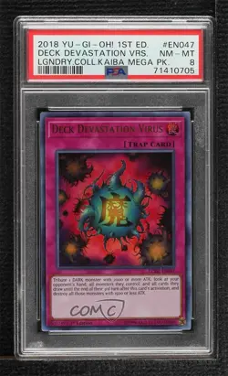 Deck Devastation Virus Ultra Rare 1st Ed. YuGiOh Legendary Collection Kaiba - Image 1