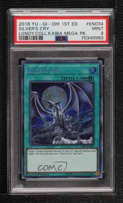 Silver's Cry SE 1st Ed. YuGiOh Legendary Collection Kaiba PSA 9 MINT - Image 1
