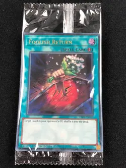 YUGIOH FOOLISH RETURN LART-EN042 SEALED ULTRA RARE! - Image 1
