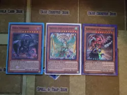 YUGIOH DARK SIMORGH CT08 SUPER VLP + SIMORGH OF DARKNESS + LORD OF THE STORM NM - Image 1